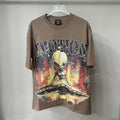 European Street Fashion Printed Short Sleeve T-Shirt For Men
