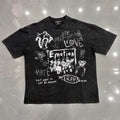 European Street Fashion Printed Short Sleeve T-Shirt For Men