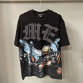 European Street Fashion Printed Short Sleeve T-Shirt For Men